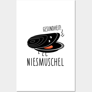 Funny mussel sneezes (b) Posters and Art